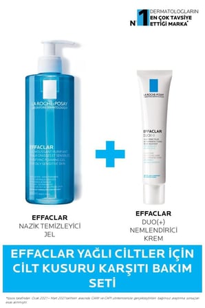 La Roche-Posay Effaclar Yağlı Ciltler İçin Cilt Kusuru Karşıtı Bakım Seti