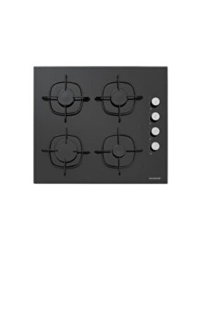 Silverline Siyah Cam Ankastre Set (3481 Flam 60+cs5335b02+bo6504b01)