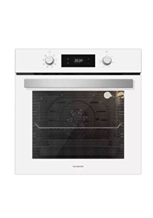 Silverline BO6504W01 - CS5365W01 - 3457 Soho 60 Beyaz Cam Ankastre Set