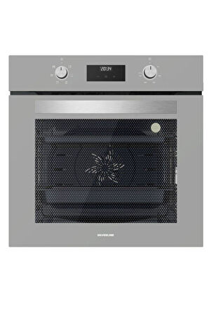 Silverline Gri Cam Ankastre Set 5 Yıl Garanti (3420 Classy 60 Gri+cs5349s01+bo6502s02)