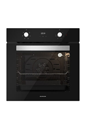 Silverline Siyah Cam Ankastre Set 5 Yıl Garanti (3420 Classy 60+cs5343b01+bo6502b02)