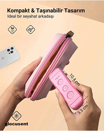 Glocusent USB Şarj Edilebilir LED Kitap Ayracı Arası Okuma Işığı Ayracı Portatif Şarj Edilebilir