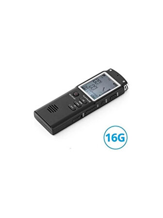 16 G-Gb Dijitial Ekranlı Ses Kaydedici - Mp3 Çalar