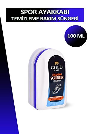 Bağcık + Gold Care Spor Ayakkabı Temizleme ve Bakım Süngeri 100 ML Set