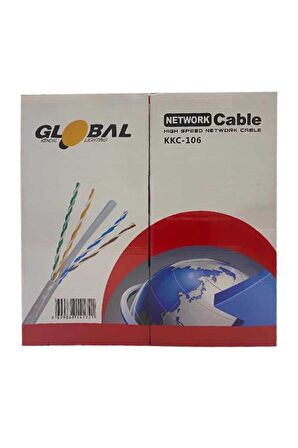 100 Metre Cat 6 4/23 AWG UTP Data Kablosu Global