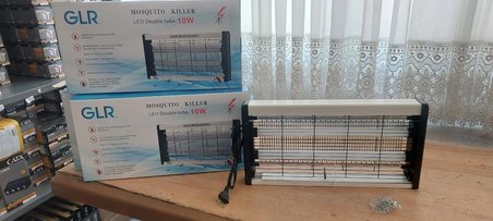 Glr 310-10W Elektrikli Sinek Öldürücü Lamba | 10W, 50m2 Etkili Sivrisinek ve Haşere Avcısı, 1500V Yüksek Voltaj Cihazı, Ce ve Rohs Sertifikalı - Gri (Gri, 310-10W)