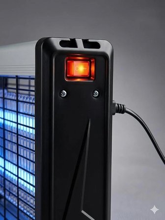 Glr 310-10W Elektrikli Sinek Öldürücü Lamba | 10W, 50m2 Etkili Sivrisinek ve Haşere Avcısı, 1500V Yüksek Voltaj Cihazı, Ce ve Rohs Sertifikalı - Gri (Gri, 310-10W)