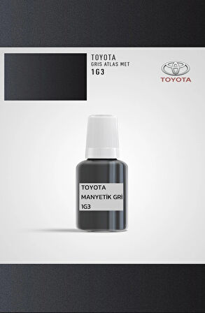 TOYOTA 1G3 MANYETİK GRİ - Profesyonel Çizik Ve Taş İzi Giderici Rötüş Boyası 30ml.