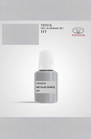 TOYOTA 1F7 METALİK GÜMÜŞ GRİ - Profesyonel Çizik Ve Taş İzi Giderici Rötüş Boyası 30ml.