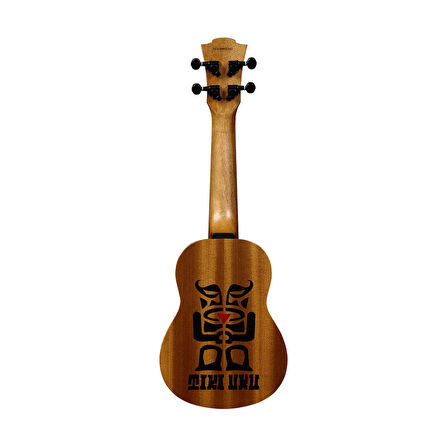 LAG GLU TKU10S Tiki Soprano Natural Ukulele