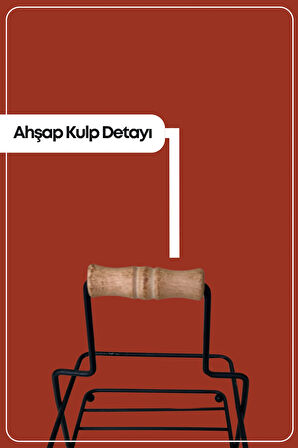 Çok Amaçlı Ahşap Kulplu Metal Stand Düzenleyici Organizer -Baharatlık- Sosluk-Makyaj Düzenleyici