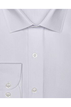 Süvari Slim Fit Filafil Beyaz Erkek Gömlek