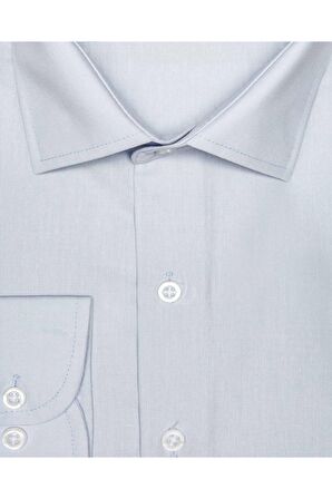 Süvari Slim Fit Mavi Erkek Gömlek