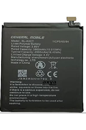 General Mobile gm20 Uyumlu Batarya