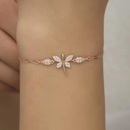 ​Gümüş Rose Yusufçuk Kadın Bileklik