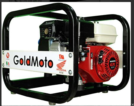 GoldMoto GM4BJH Benzinli Jeneratör (Honda Motor ) 4kVA Monofaze