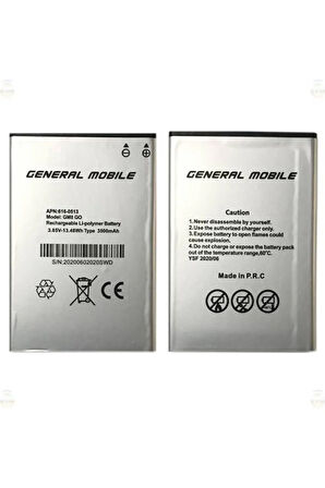 General Mobıle GM8 GO Uyumlu Batarya