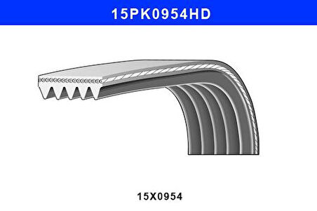 GMB 15PK0954 Kanallı Kayış Iveco 