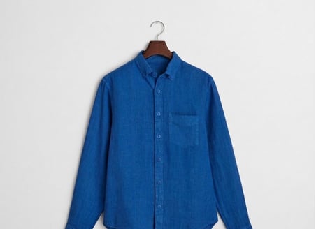Gant Erkek Slim Fit Keten Gömlek