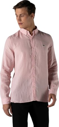 Lacoste Erkek Regular Fit Keten Gömlek