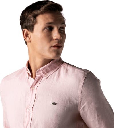 Lacoste Erkek Regular Fit Keten Gömlek