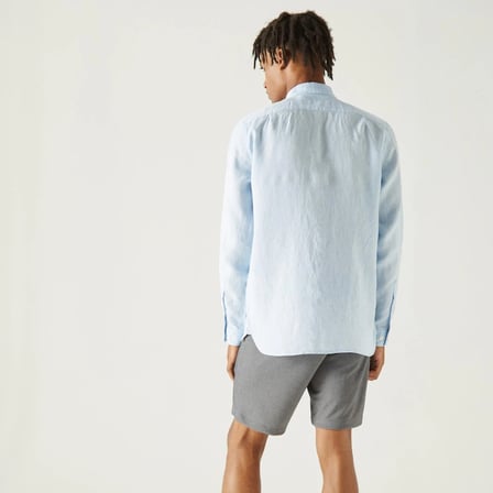 Lacoste Erkek Regular Fit Keten Gömlek