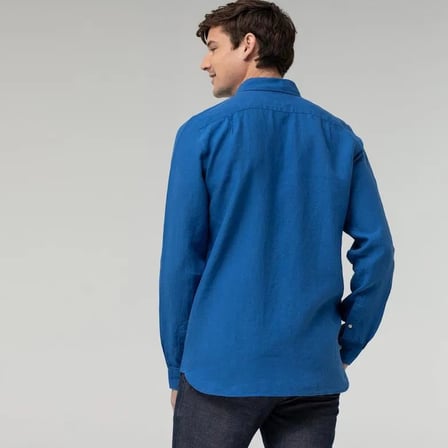 Lacoste Erkek Regular Fit Keten Gömlek