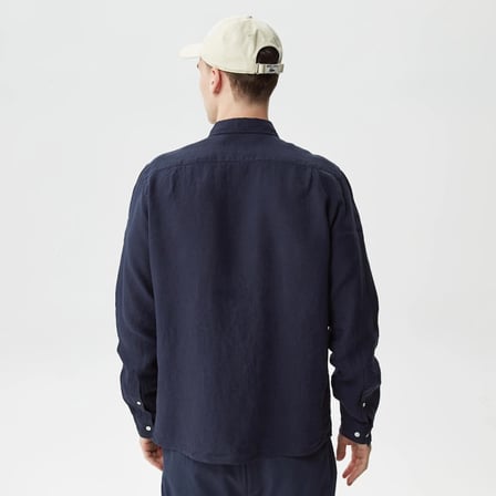 Lacoste Erkek Regular Fit Keten Gömlek