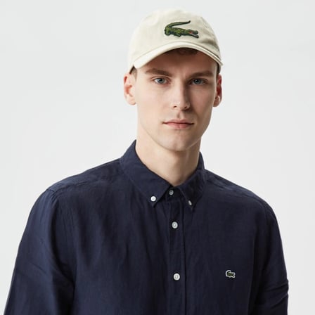 Lacoste Erkek Regular Fit Keten Gömlek