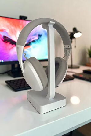  Gamer Kulaklık Standı - Dekoratif Kulaklık Tutucu | 24 Cm Masaüstü Kulaklık Askısı