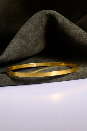 925 Ayar Gümüş üzeri 22 Ayar Altın Kaplama Kibrit Çöpü Ajda Bilezik