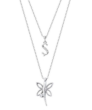 Harfli Yusufçuk Gümüş Kolye GMS2039