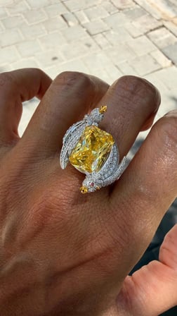 232JEWELRY Golden Bird