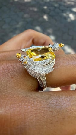 232JEWELRY Golden Bird