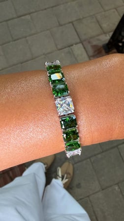 232JEWELRY Green Radiant