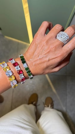 232JEWELRY Green Radiant