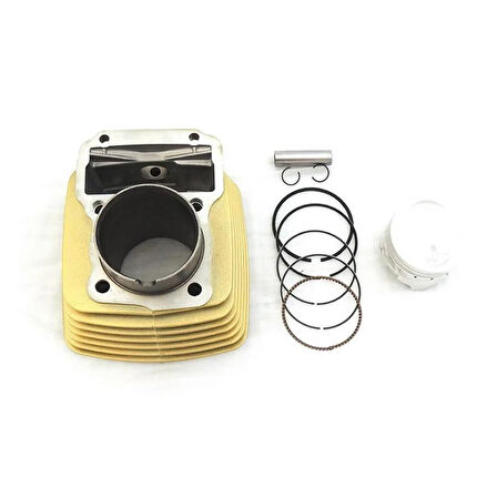 GMS Küba Çita Cg 150 Silindir Seti 13P 69 Boy 62mm Piston Sarı Gold