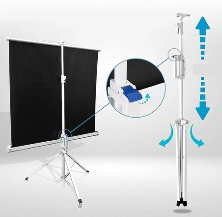 Gamma Screens 150x150 Tripod Projeksiyon Perdesi
