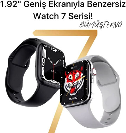 Dt No 1 Watch 7 Akıllı Saat Serisi Tam Ekran Nfc Gps Takip Bluetooth  Arama