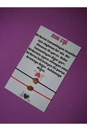 Sertifikalı Ruh Eşi Akik Taşı Çift Bilekliği