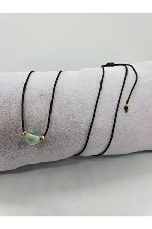 Sertifikalı Florit Taşı Kolye Ayarlanabilir Orijinal Doğal Taş Çok Fonksiyonlu Kolye