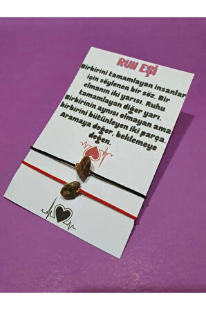 Sertifikalı Ruh Eşi Unakit Doğal Taşlı Ip Bileklik