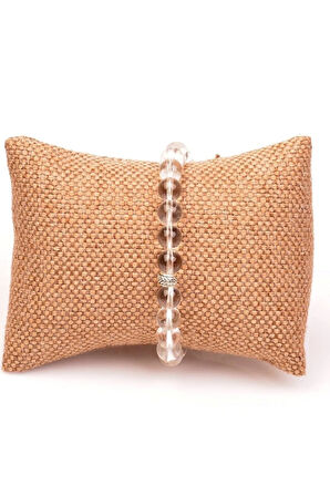 Sertifikalı Kristal Kuvars Taşı Bileklik 8 Mm