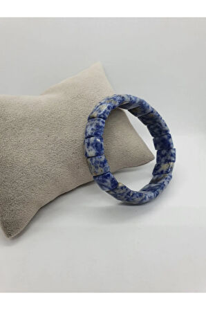 Sertifikalı Doğal Sodalit Taşı Rolex Bileklik