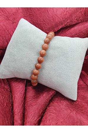 Sertifikalı Doğal Yıldız Taşı Bileklik 8 Mm