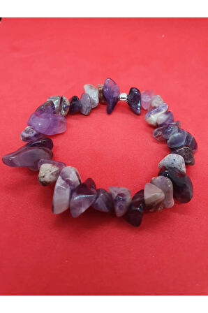 Sertifikalı Ametist Doğal Taş Bileklik