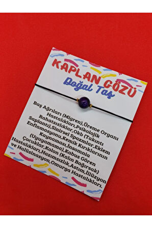 Sertifikalı Kaplan Gözü Bileklik Orijinal Doğal Taş