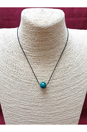 Sertifikalı Krizokol Taşı Kolye Ayarlanabilir Orijinal Doğal Taş Çok Fonksiyonlu Kolye 12 Mm