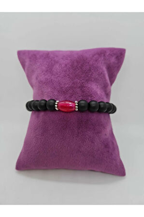 Sertifikalı Akik Ve Oniks Doğal Taş Bileklik