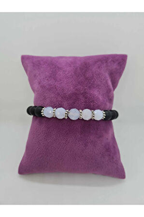 Sertifikalı Oniks Doğal Taş Bileklik